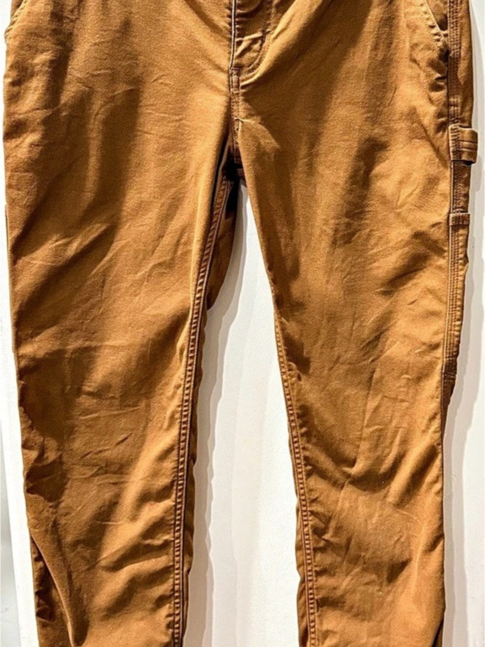 Carhartt Rugged Flex Relaxed Fit Canvas Work Pant Cargo Pants Brown Waist 8